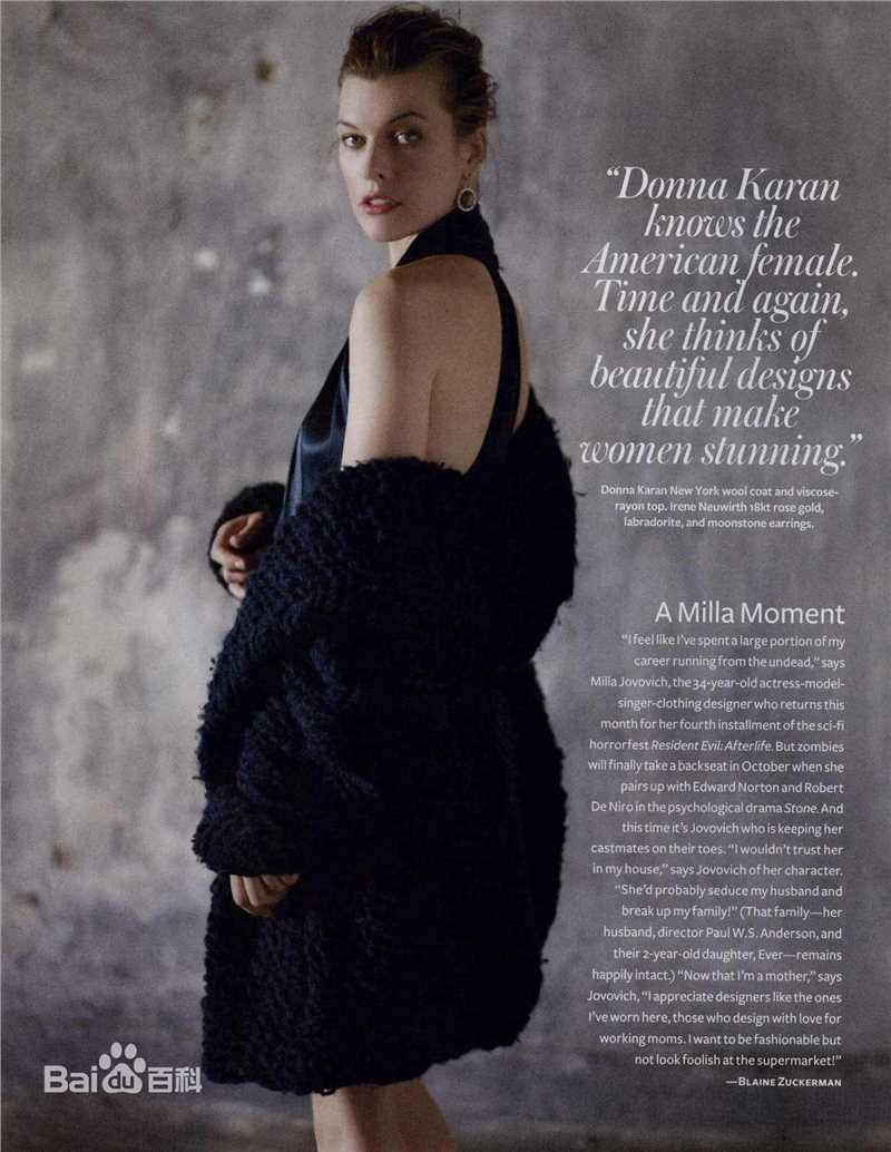 米拉·乔沃维奇(Milla Jovovich)精彩图册2