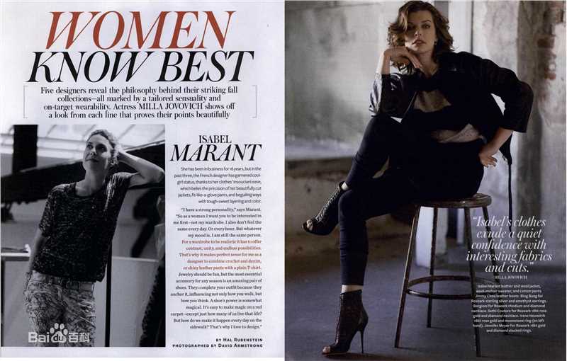 最新米拉·乔沃维奇(Milla Jovovich)精彩图册1