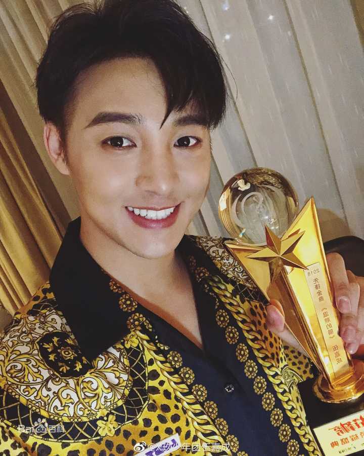 伍嘉成活动图集前后照片