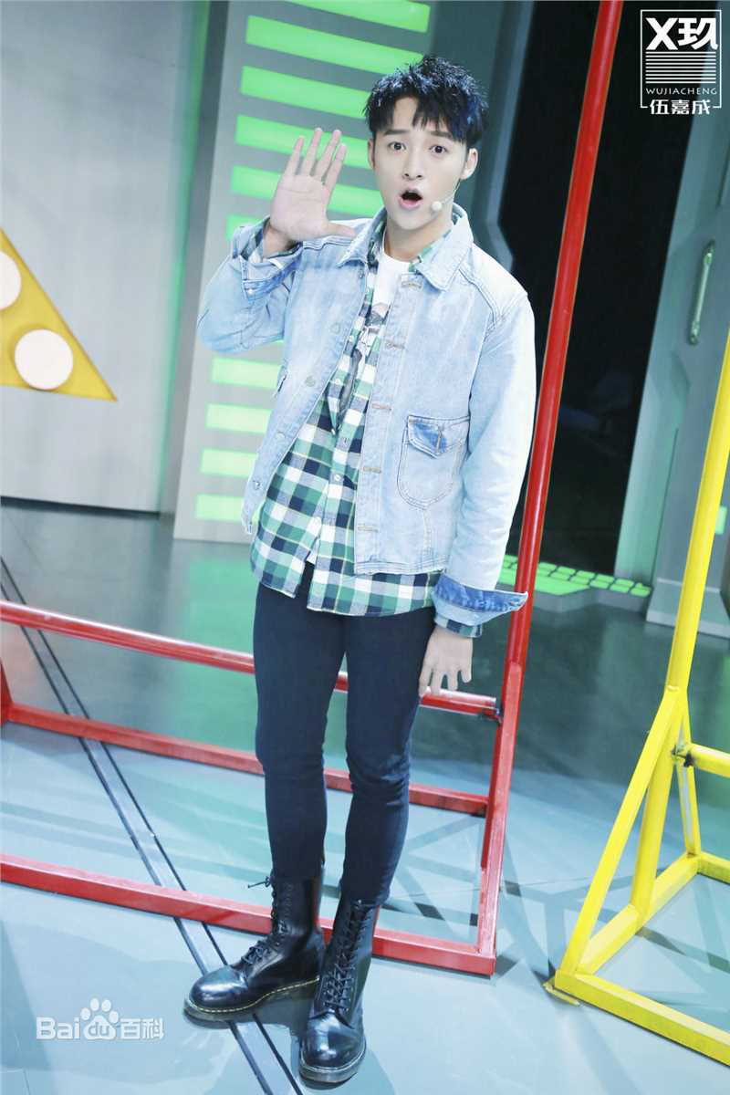 伍嘉成活动图集前后照片