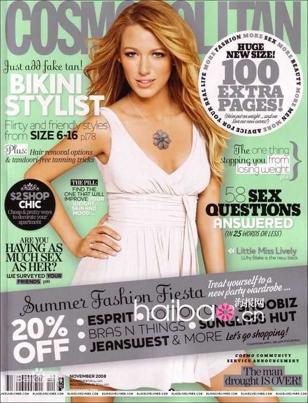 布莱克·莱弗利(Blake Christina Lively)精选杂志封面图册