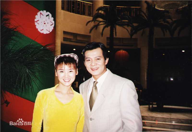 杨欣与黄日华合影图册