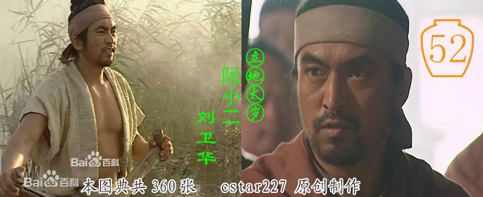 刘卫华饰演的阮小二生活照相册