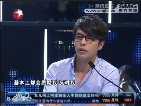 柏栩栩的电视直播照图册