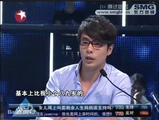 柏栩栩的电视直播照图册