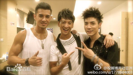 张佑天(Jacky)祝氏兄弟 声动亚洲前后照片