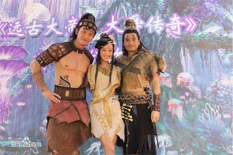 顾佑明(Youming Gu)在电影《远古大帝》发布会中的