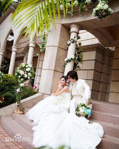 洪卓立(Ken Hung ，Hung Cheuk Lap)与阿SA婚纱图片图集