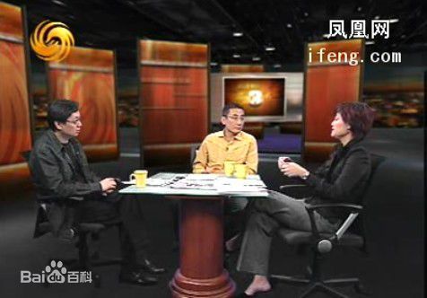 最全邹倚天在《锵锵三人行》照片中的壁纸