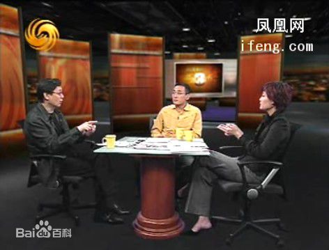 最全邹倚天在《锵锵三人行》照片中的壁纸