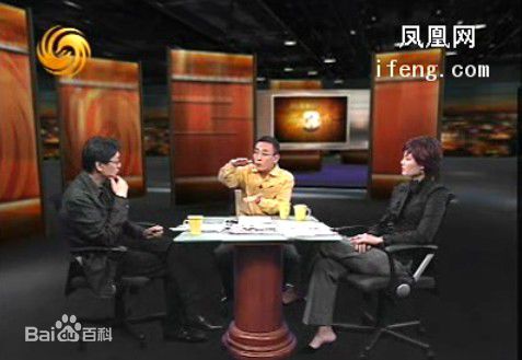 最全邹倚天在《锵锵三人行》照片中的壁纸