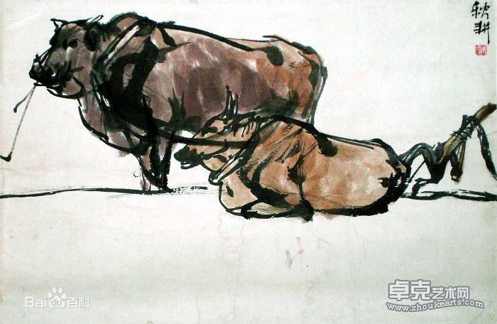 周铁(zhoutie)作品前后照片