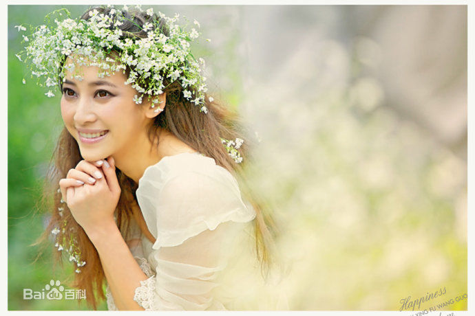 高一童婚纱照前后照片