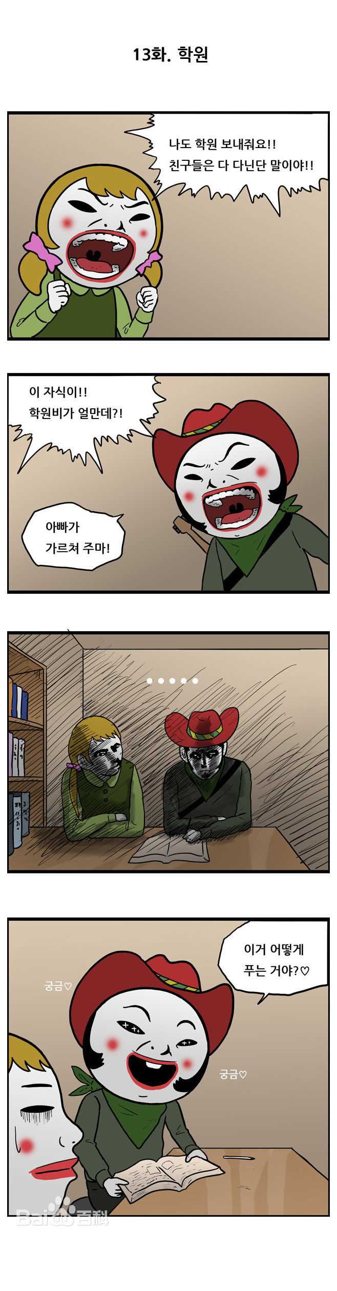 金希澈(Kim HeeChul、キム ヒチョル)的面瘫漫画连载素颜照相册