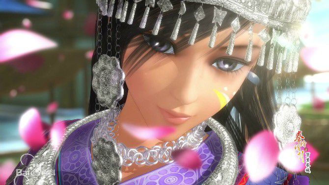 小虞蜀山装形象生活照