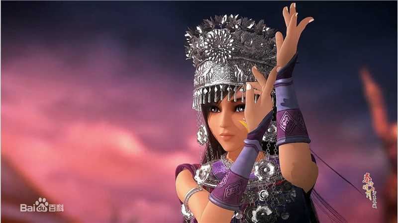 小虞蜀山装形象生活照