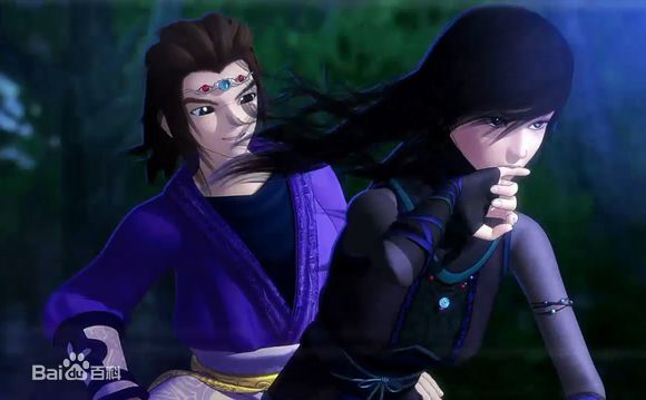 小虞石兰与少羽素颜照壁纸