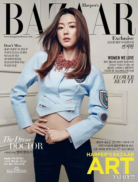 全智贤(Gianna Jun、)BAZAAR素颜照相册