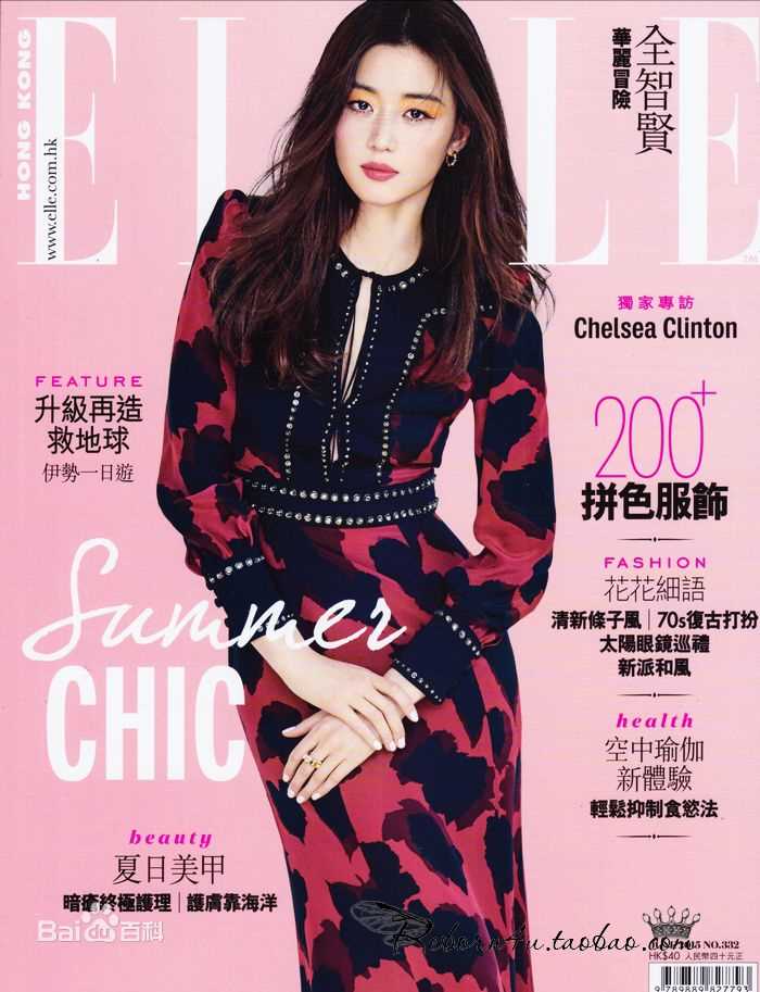 全智贤(Gianna Jun、)ELLE前后照片