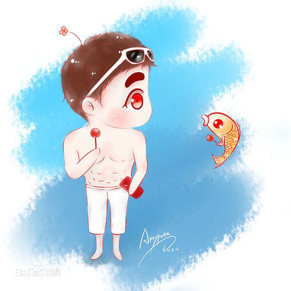 尼坤(Nichkhun Buck Horvejkul)Nichkhun手绘图册