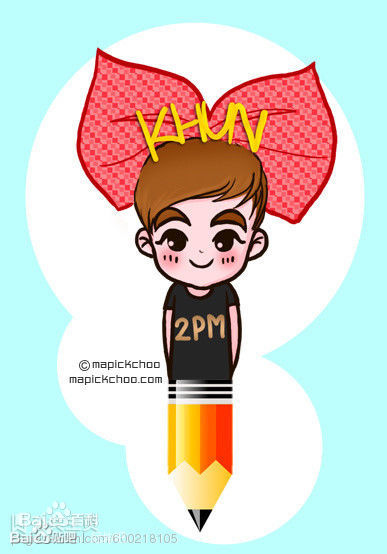尼坤(Nichkhun Buck Horvejkul)Nichkhun手绘图册