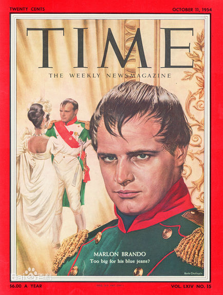马龙·白兰度(Marlon Brando)《时代周刊》封面人物
