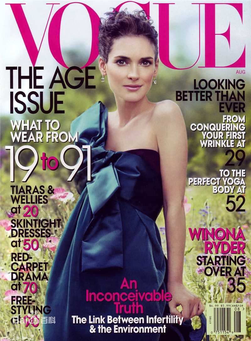 薇诺娜·瑞德(Winona Ryder)最优质近期杂志图相册