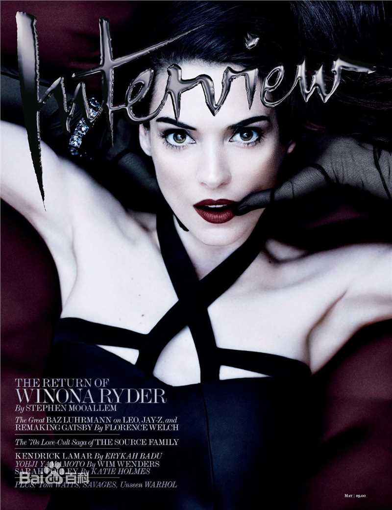 薇诺娜·瑞德(Winona Ryder)最优质近期杂志图相册