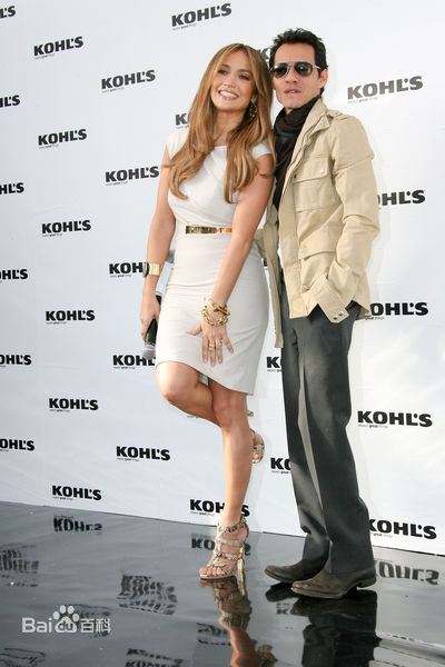 詹妮弗·洛佩兹(Jennifer Lynn Lopez)Jennifer与前任丈夫安东尼图册