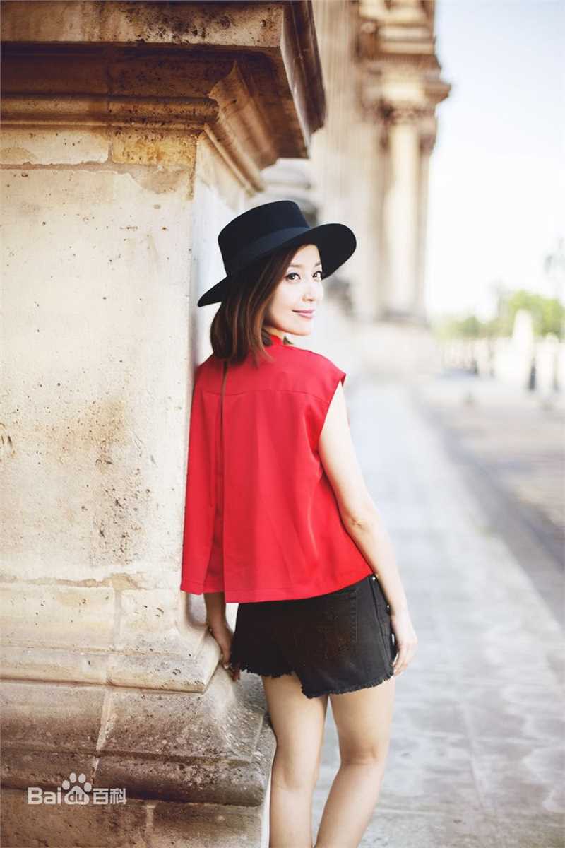 高晓菲(Sophie) 巴黎街拍前后照片