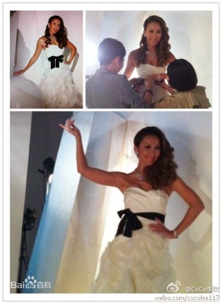 李玟(CoCo Lee)CoCo结婚照前后照片