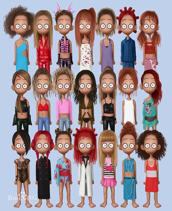 李玟(CoCo Lee)索尼唱片专辑造型前后照片