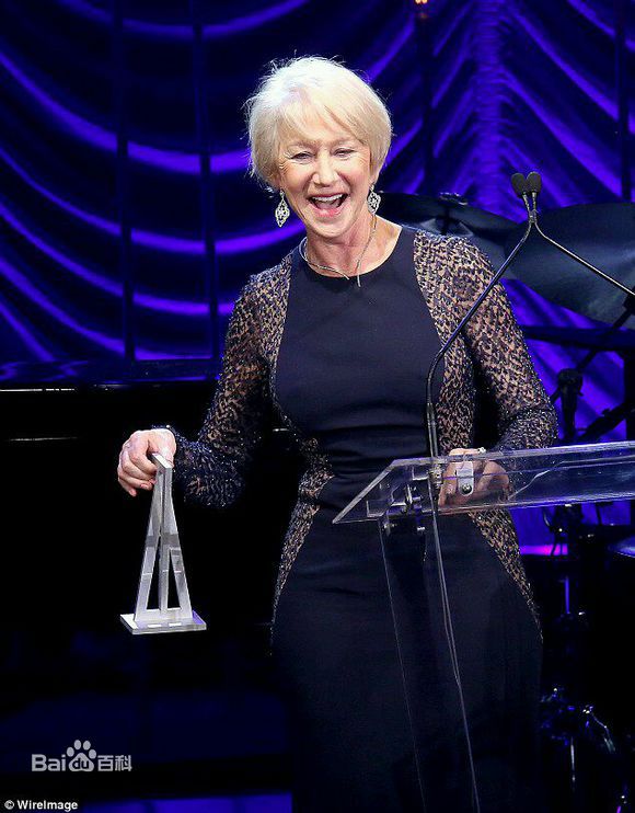 海伦·米伦(Helen Mirren，Illiana Lydia Vasilievna Mironova（本名）)获奖现场图册