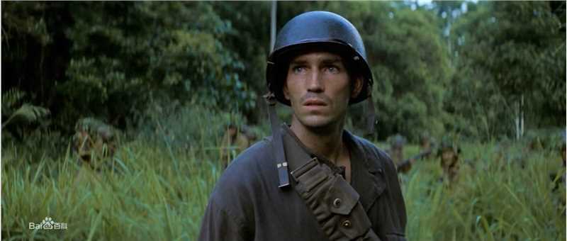 詹姆斯·卡维泽(Jim Caviezel)细细的红线前后照片