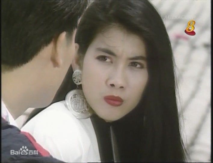 朱乐玲(Madeline Chu)在《银海惊涛》电视截图中的