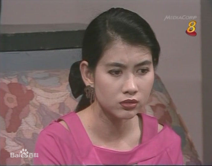 朱乐玲(Madeline Chu)在《银海惊涛》电视截图中的