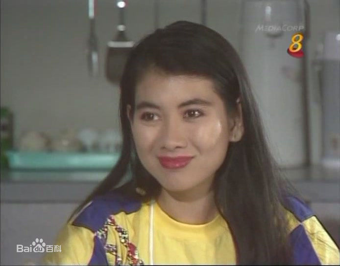 朱乐玲(Madeline Chu)在《银海惊涛》电视截图中的