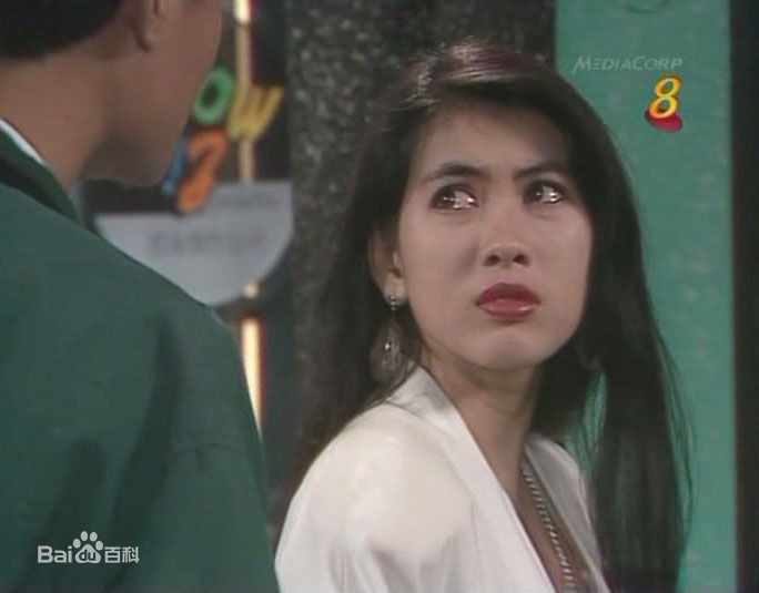 朱乐玲(Madeline Chu)在《银海惊涛》电视截图中的