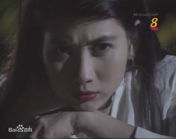 朱乐玲(Madeline Chu)在《银海惊涛》电视截图中的