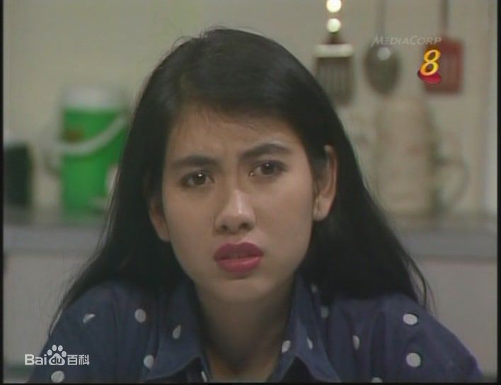 朱乐玲(Madeline Chu)在《银海惊涛》电视截图中的