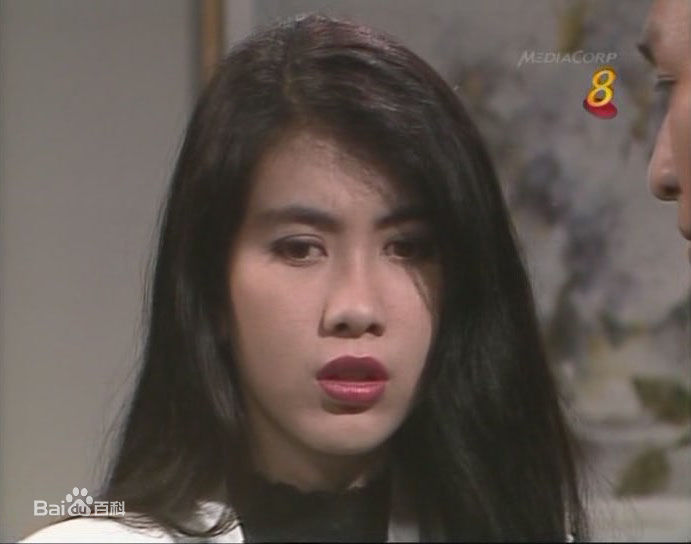 朱乐玲(Madeline Chu)在《银海惊涛》电视截图中的