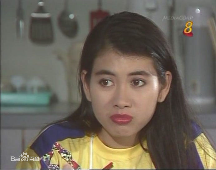 朱乐玲(Madeline Chu)在《银海惊涛》电视截图中的