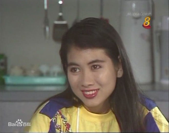 朱乐玲(Madeline Chu)在《银海惊涛》电视截图中的