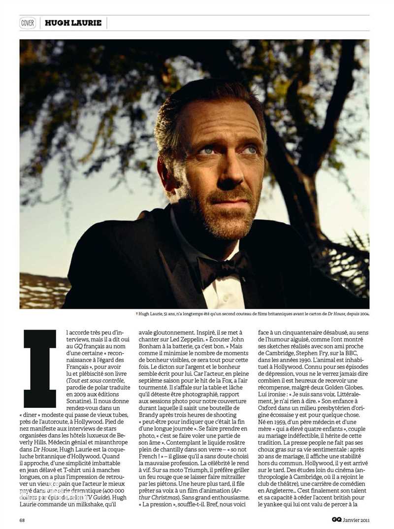 最新休·劳瑞(Hugh Laurie)精彩图册