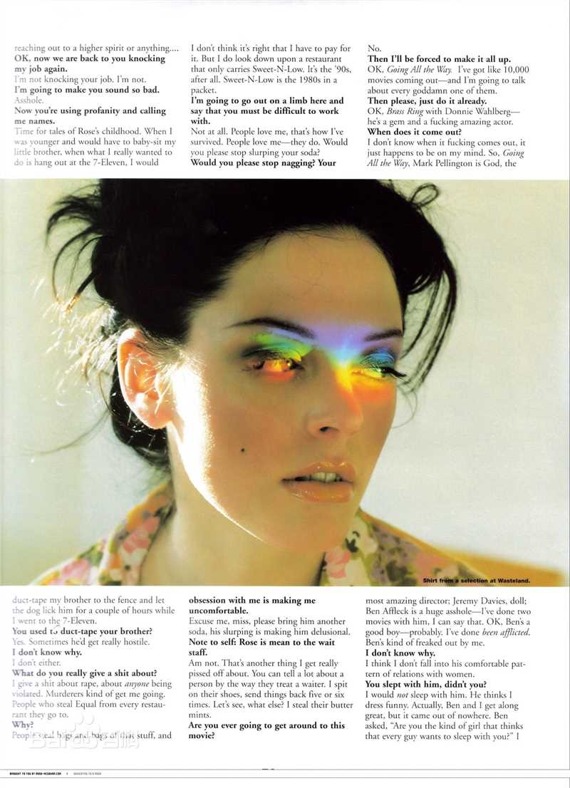 高清罗丝·麦高恩(Rose McGowan)精彩图册