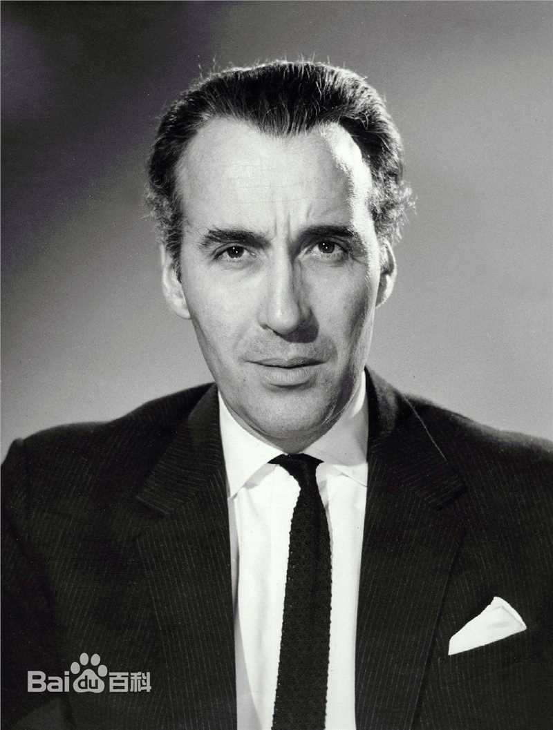 克里斯托弗·弗兰克·卡兰迪尼·李(Christopher Frank Carandini Lee)年轻时的克里斯托弗·李前后照片