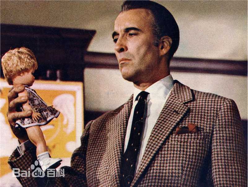 克里斯托弗·弗兰克·卡兰迪尼·李(Christopher Frank Carandini Lee)年轻时的克里斯托弗·李前后照片