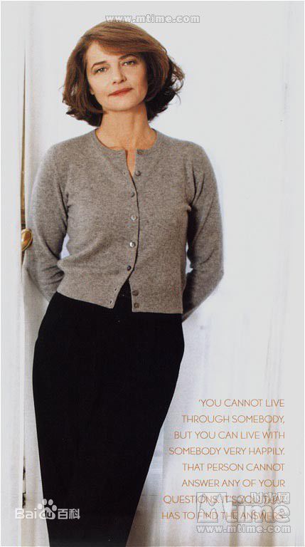 夏洛特·兰普林(Charlotte Rampling)前后照片