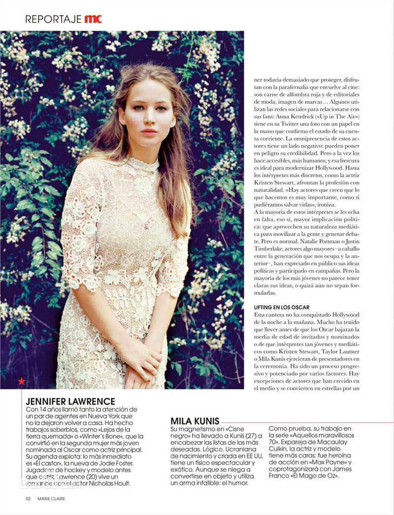 最新詹妮弗·劳伦斯(Jennifer Lawrence)精彩图册