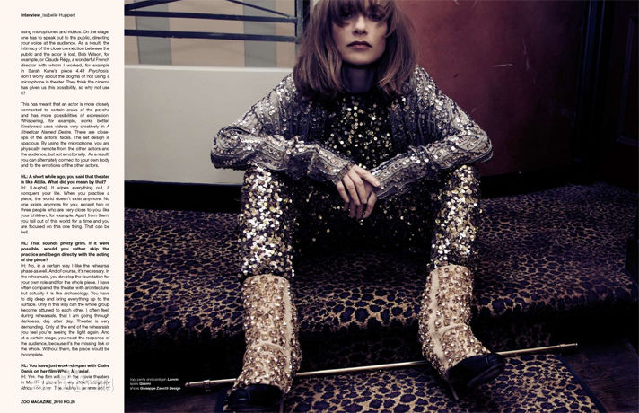 高清伊莎贝尔·于佩尔(Isabelle Huppert)精彩图册